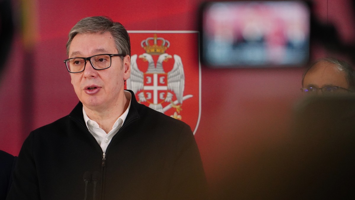 Aleksandar Vučić u Domu garde na Topčideru