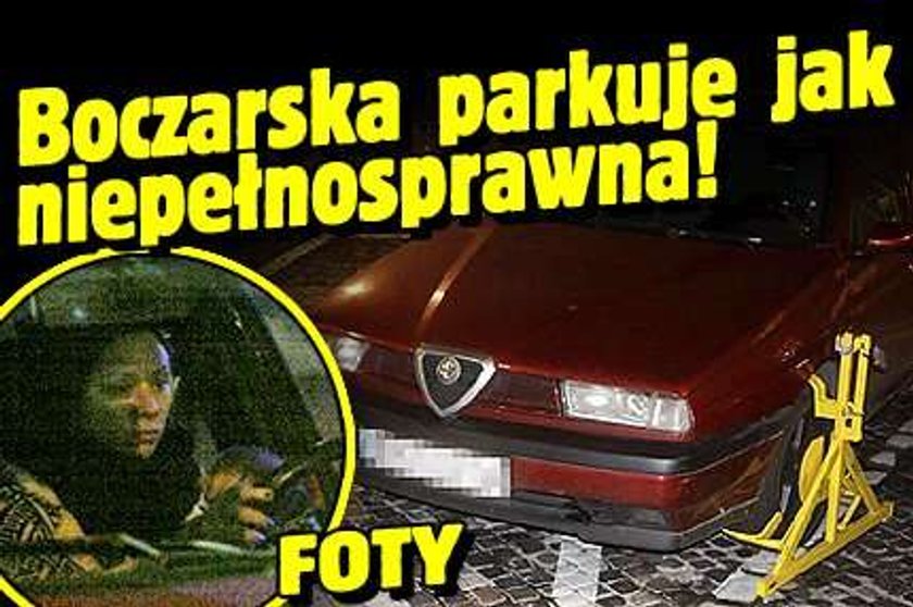 Boczarska parkuje jak niepełnosprawna! FOTY