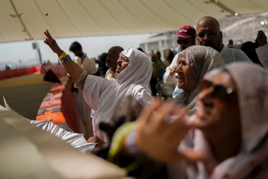 Hodočasnici na hadžu kod Meke 18. juna
