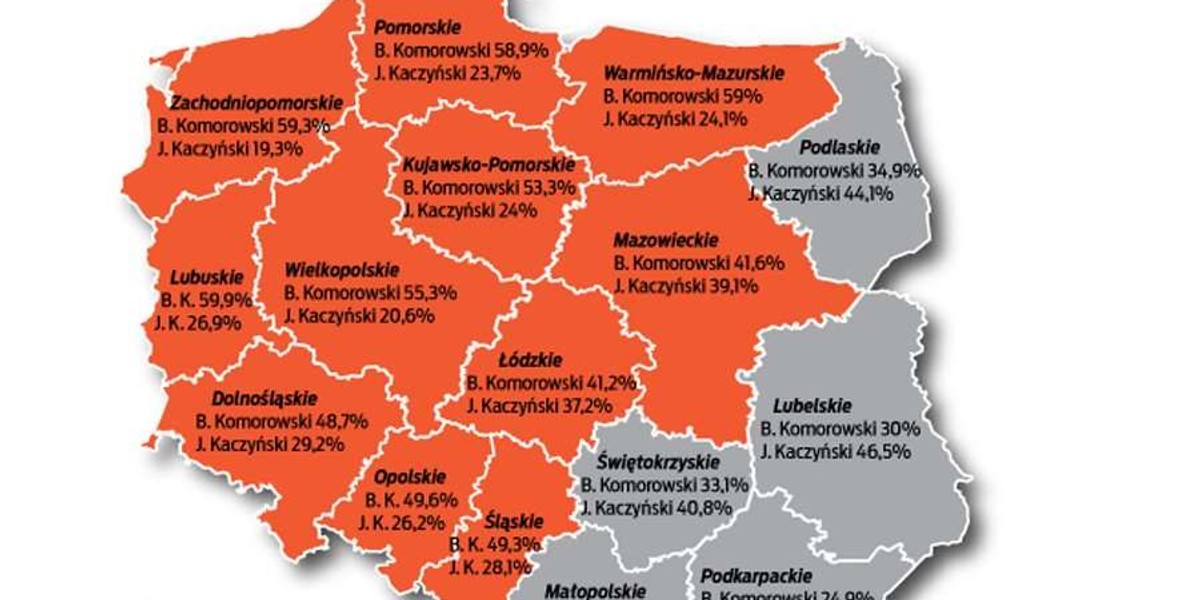 wybory prezydenckie, statystyki, wyniki