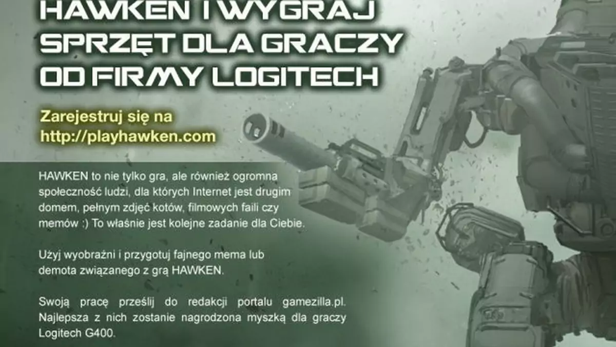 Konkurs: Stwórz mema lub demota w świecie Hawken i wygraj myszkę Logitecha G400