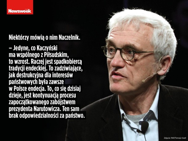 Jan Tomasz Gross dla Newsweeka 