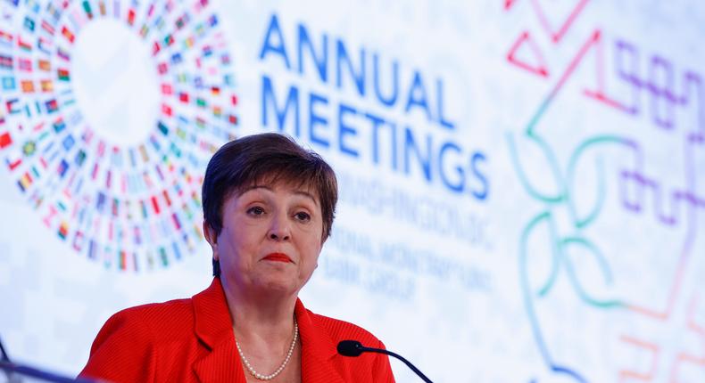 IMF Managing Director Kristalina Georgieva.Anna Moneymaker via Getty Images