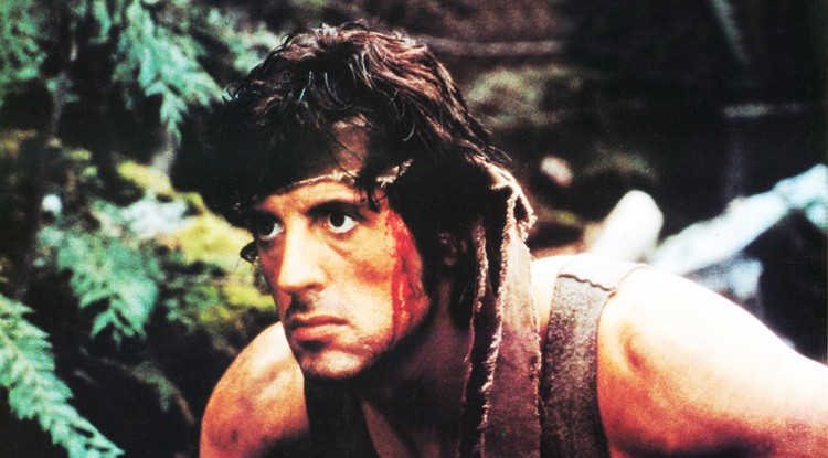 Sylvester Stallone, mint Rambo!