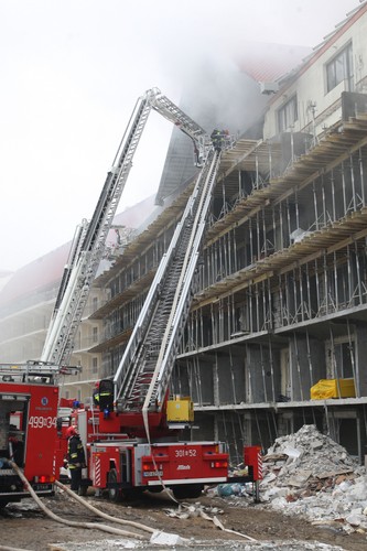 Pożar w hotelu Gołębiewski