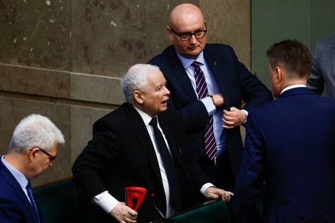 Jarosław Kaczyński w Sejmie