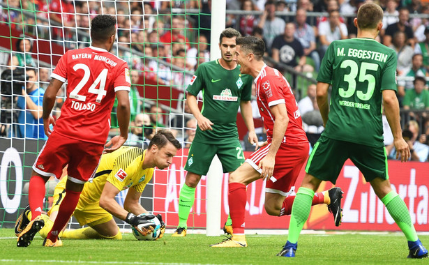 Bundesliga: Lewandowski strzelił dwie bramki i uratował Bayern