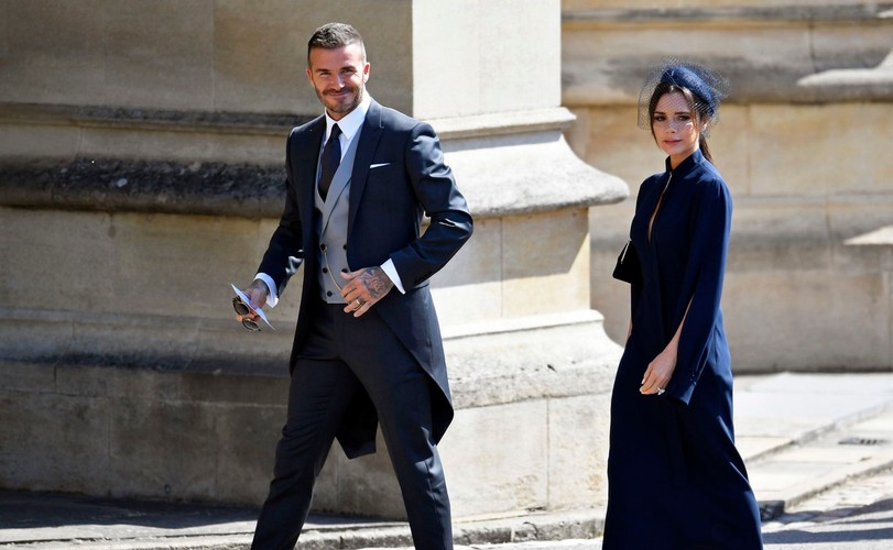 David Beckham z żoną Victorią