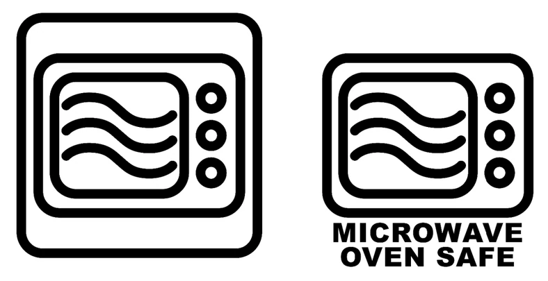 Mikrofalówka – symbol na opakowaniach