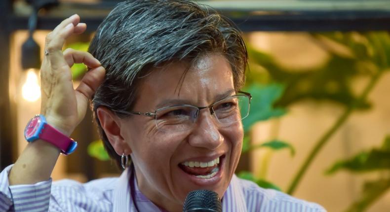 Claudia Lopez was elected mayor of Bogota in October, becoming the first woman to hold the post