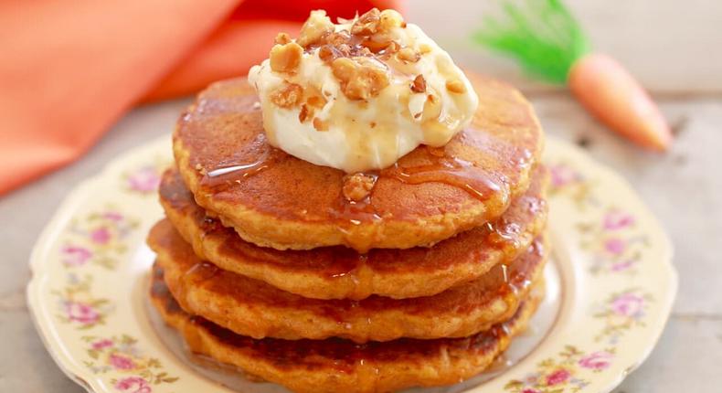 Carrot pancakes