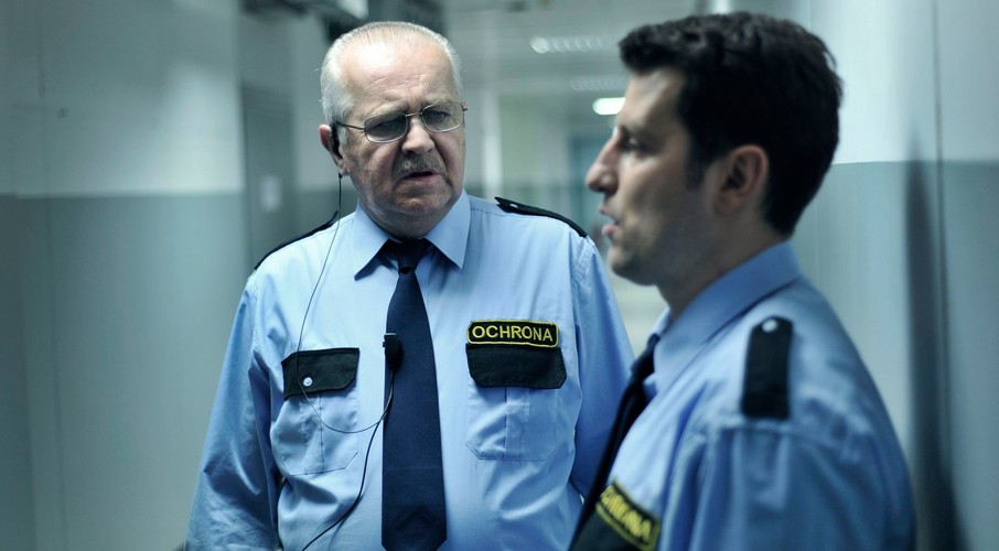 Marian Dziędziel i Wojciech Zieliński w filmie 'Supermarket'