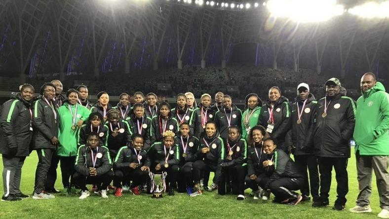 Image result for Super Falcons beat Romania 4-1