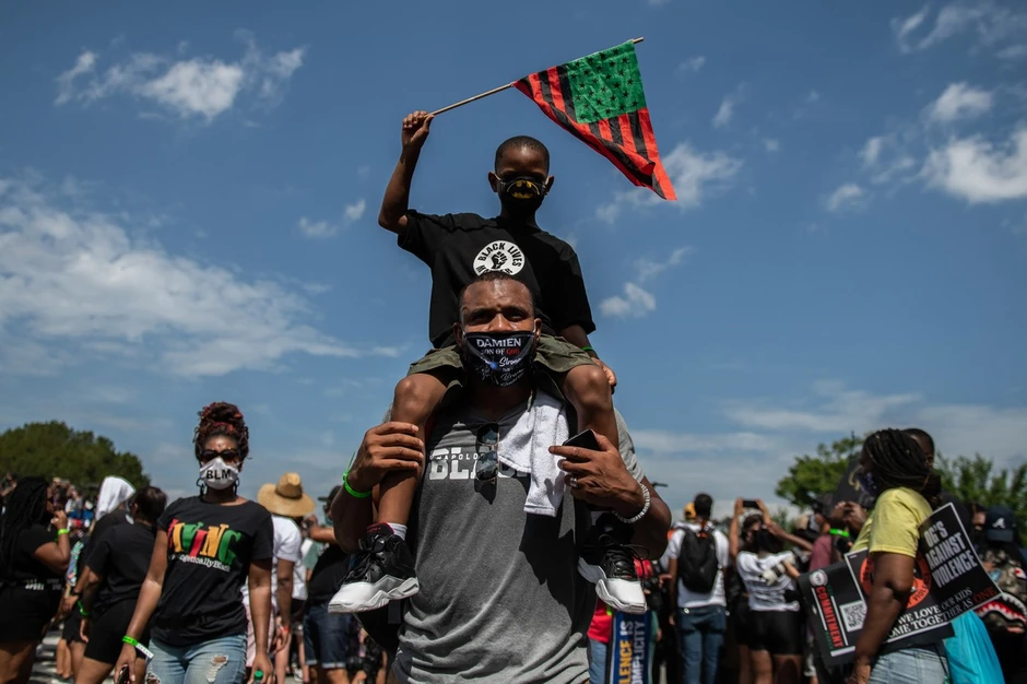 Antirasistički protest u Vašingtonu