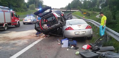 Groźny wypadek na A4. Mocne zdjęcia!