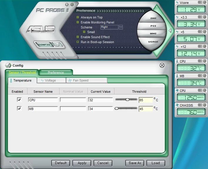 Monitor PC Probe II