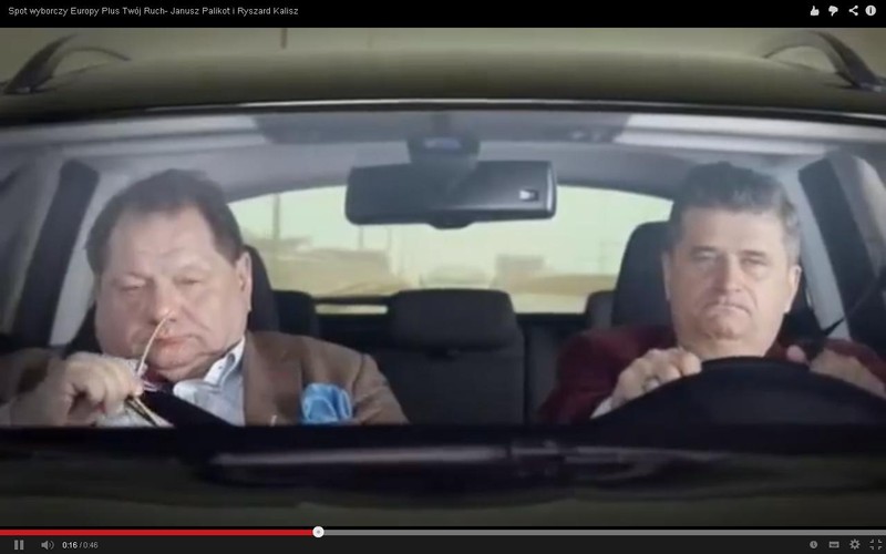 Janusz Palikot i Ryszard Kalisz w spocie Twojego Ruchu