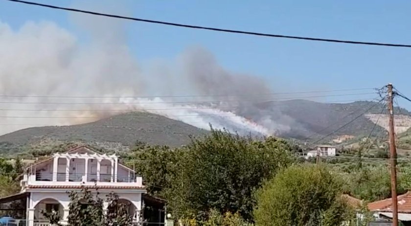 Pożar na greckiej wyspie Zakynthos. Ewakuowano turystów