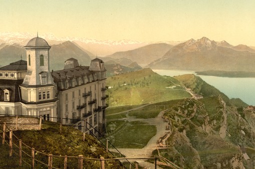 Hotel Rigi Kulm, Szwajcaria, ok. 1890-1900 r.