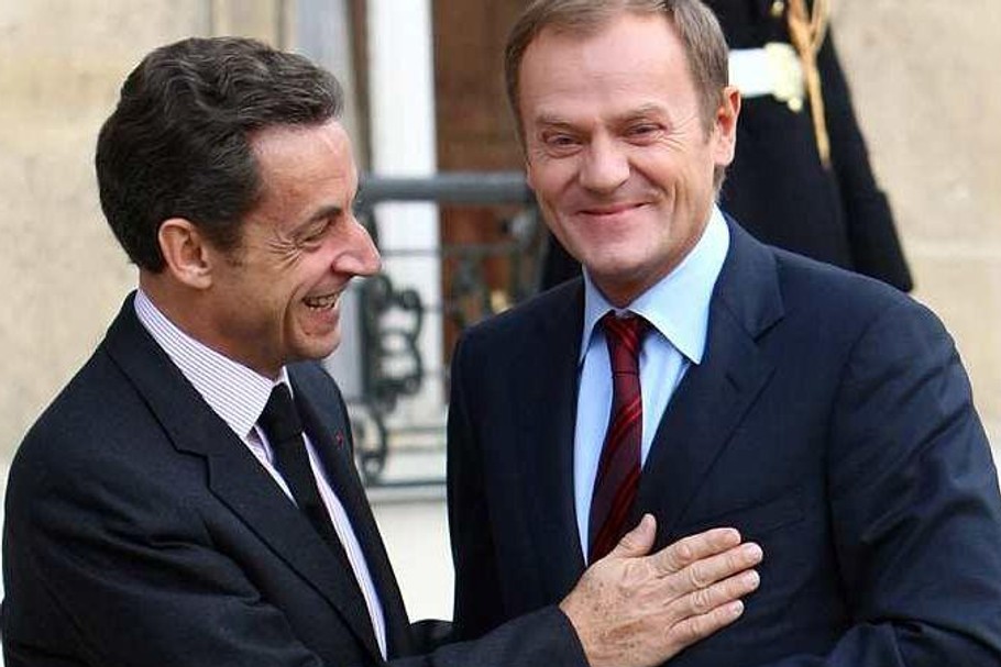 Tusk i Sarkozy