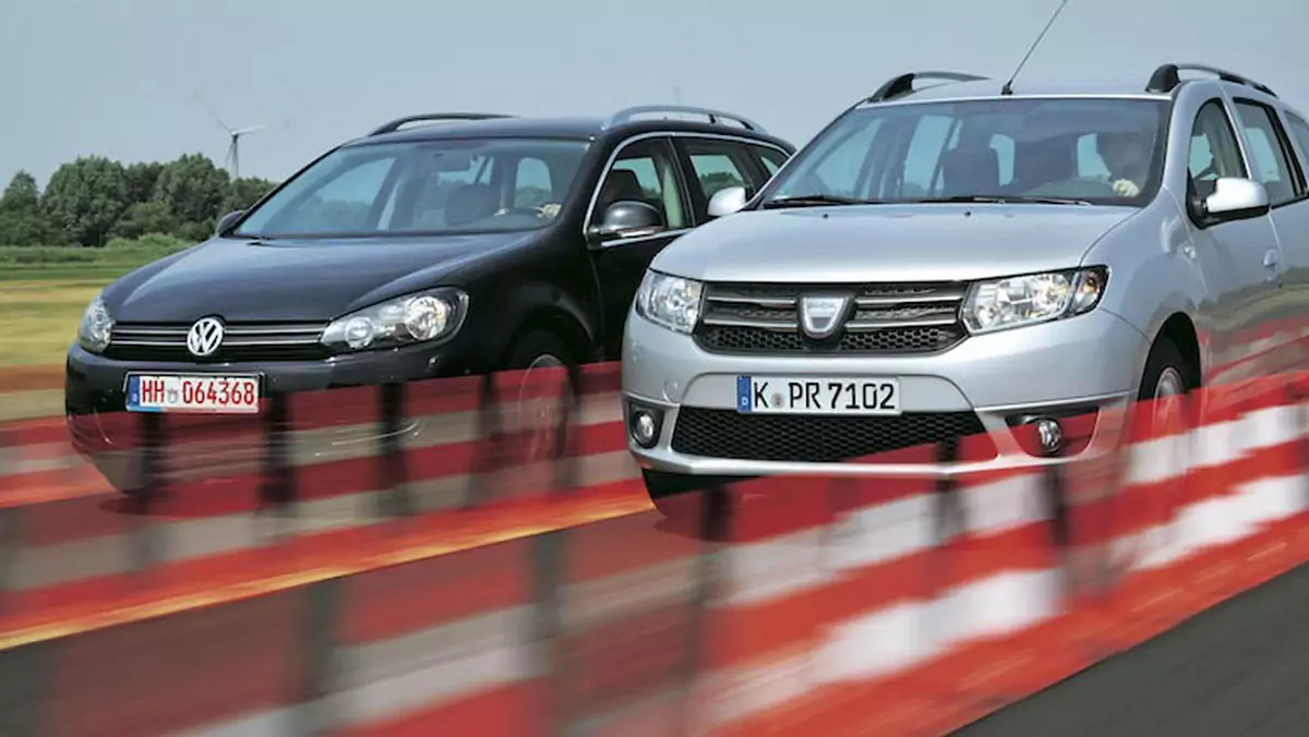 Nowa Dacia Logan MCV kontra używany VW Golf kombi