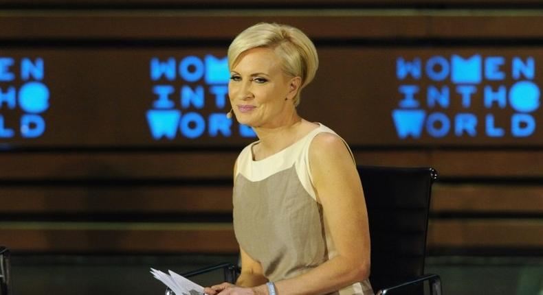 MSNBC host Mika Brzezinski, pictured at a 2015 event in New York, did not seem deterred by Trump's tweet, responding with her own social media taunt