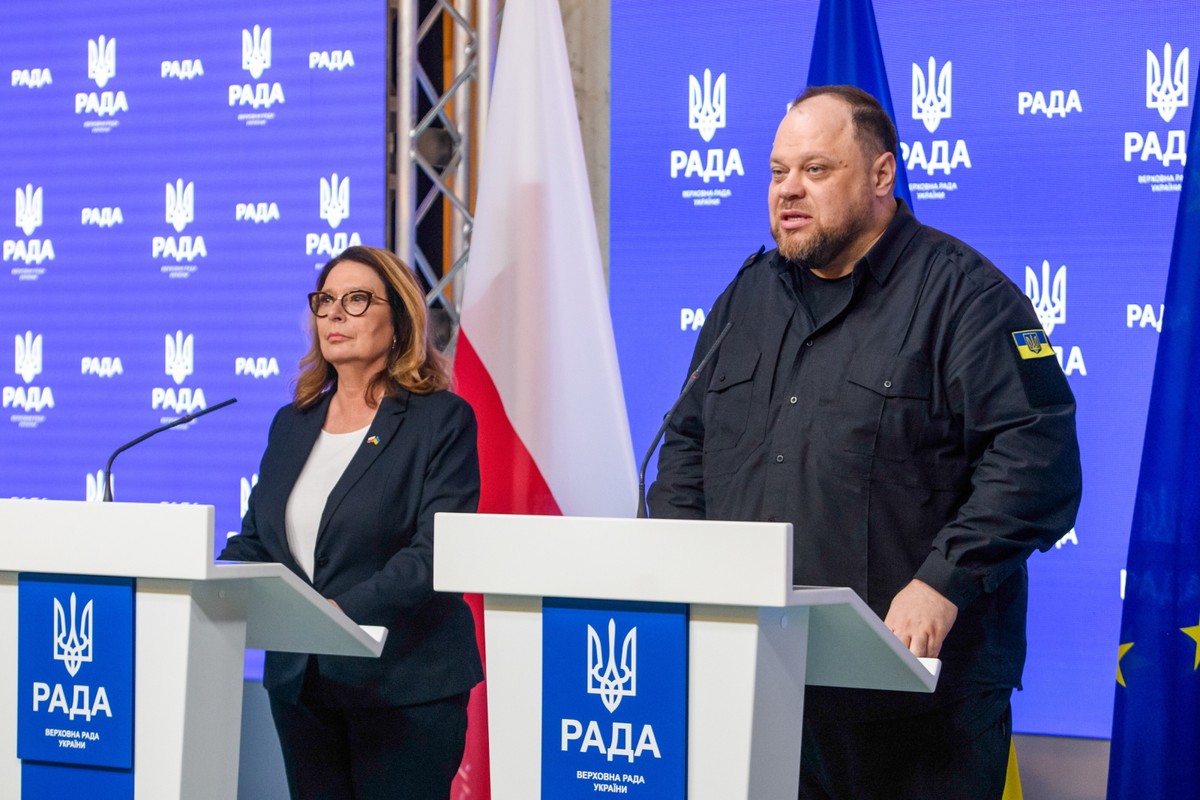 Małgorzata Kidawa-Błońska i Rusłan Stefańczuk