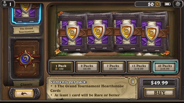 HearthStone - kiedyś świetnie wyważony, dziś niemal pay2win