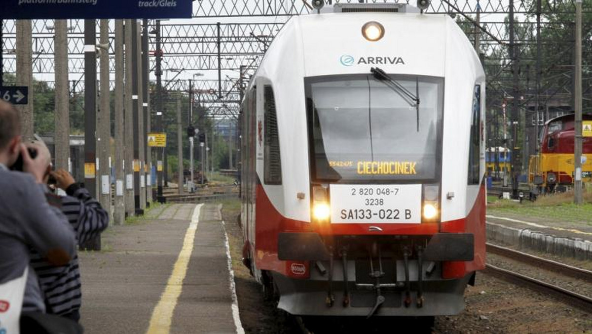 Po dwóch i pół roku przerwy na trasę wracają pociągi z Torunia do Ciechocinka. Pierwszy ruszył w sobotę o 9.33 z Torunia Wschodniego.