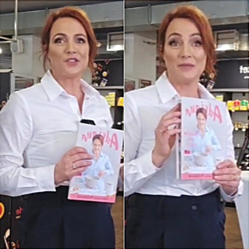 Kneissl Poláková sa teší z novej knihy.