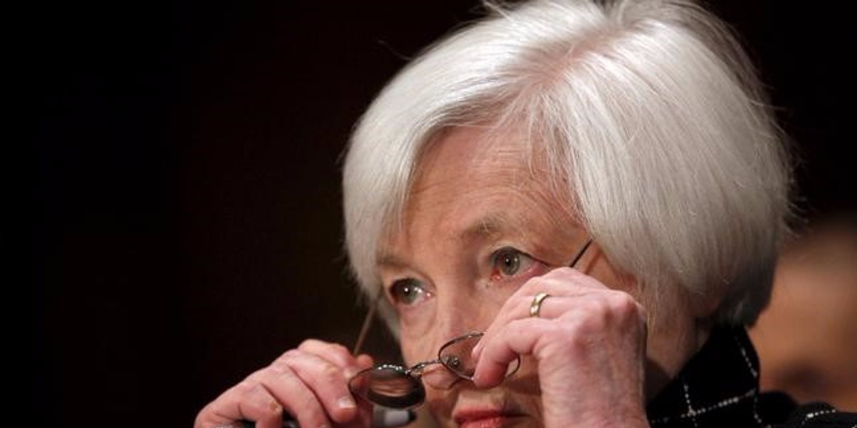 Federal Reserve Board Chair Janet Yellen testifies before a Senate Banking, Housing, and Urban Affairs Committee hearing on the "Semiannual Monetary Policy Report to Congress" in Capitol Hill, Washington.