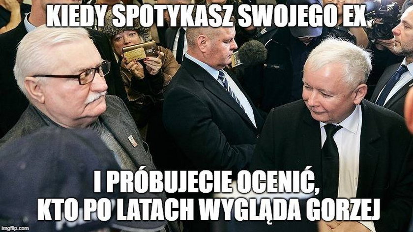 Memy po procesie Kaczyński - Wałęsa