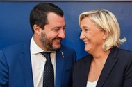 Marine Le Pen i Matteo Salvini