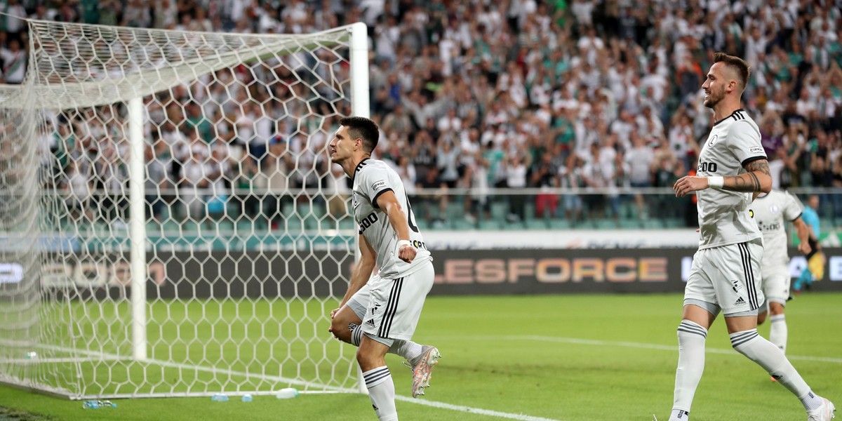 Pilka nozna. Liga Mistrzow. Legia Warszawa - Flora Tallinn. 21.07.2021