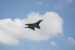 Wypadek samolotu wojskowego MiG-29. "Pilot katapultował się, ale nie przeżył wypadku"