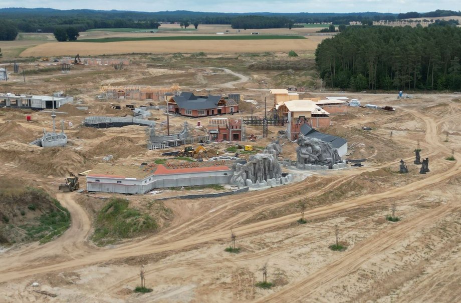 Tak wyglądał plac budowy pod koniec lipca