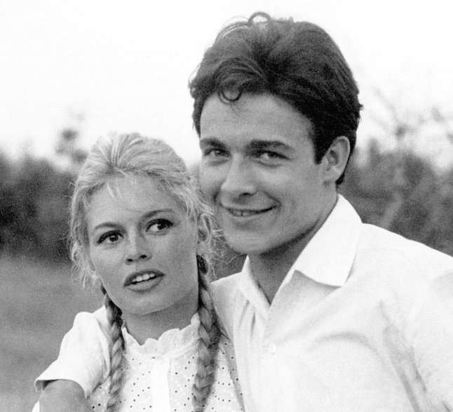 Brigitte Bardot z mężem Jacques’em Charrierem, 1960 rok.