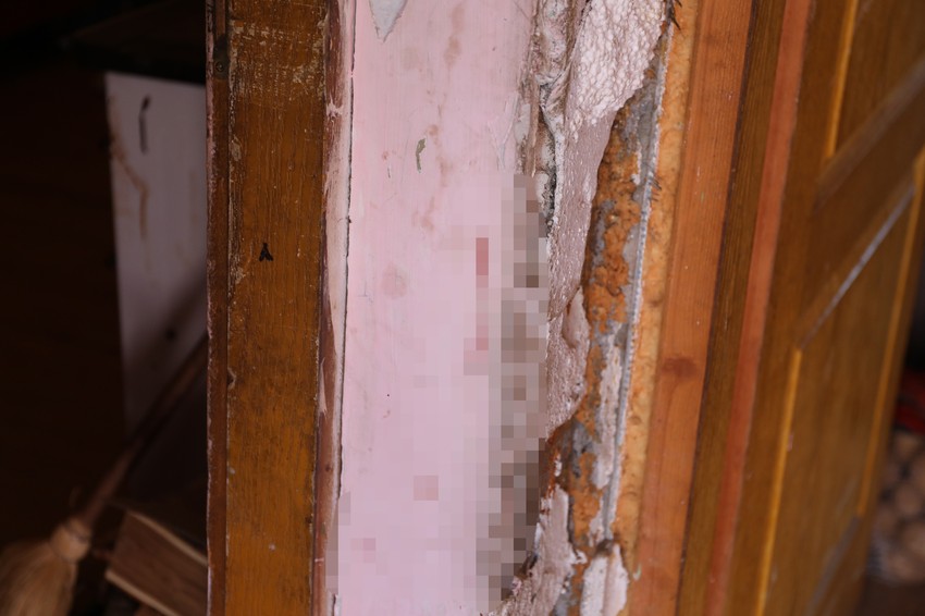 Tragovi krvi koji su ostali u kući