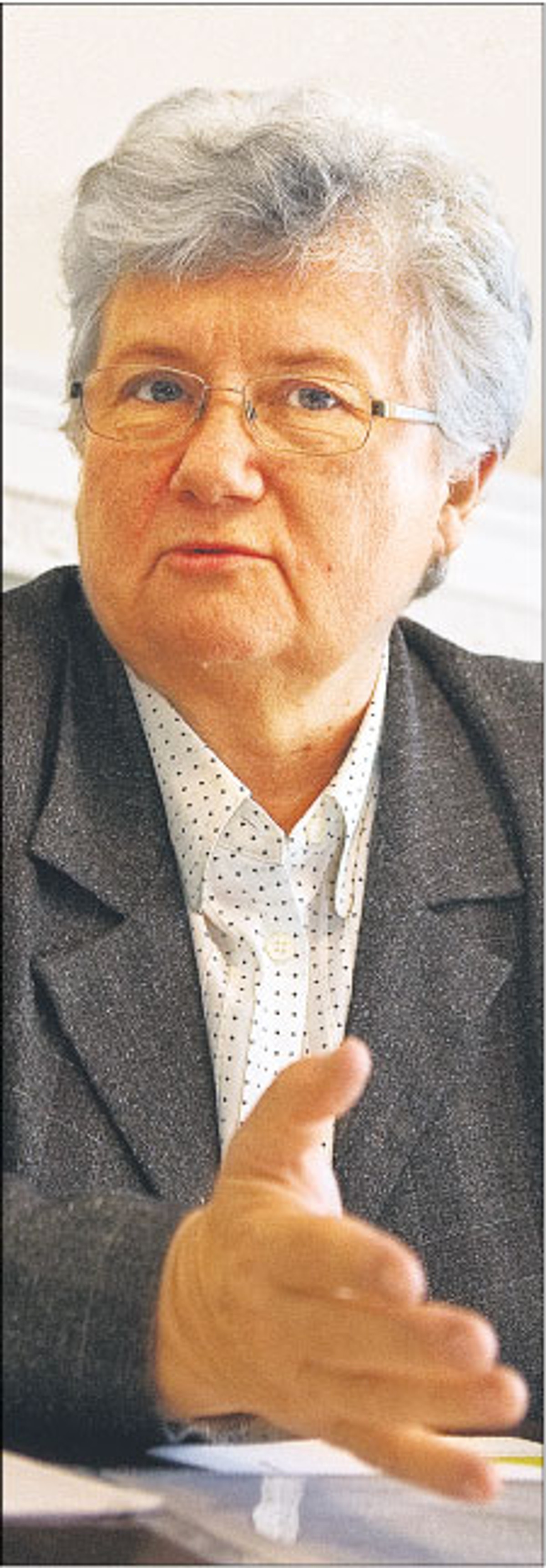 Katarzyna Chałasińska-Macukow profesor, przewodnicząca Konferencji Rektorów Akademickich Szkół Polskich, rektor Uniwersytetu Warszawskiego Fot. Wojciech Górski