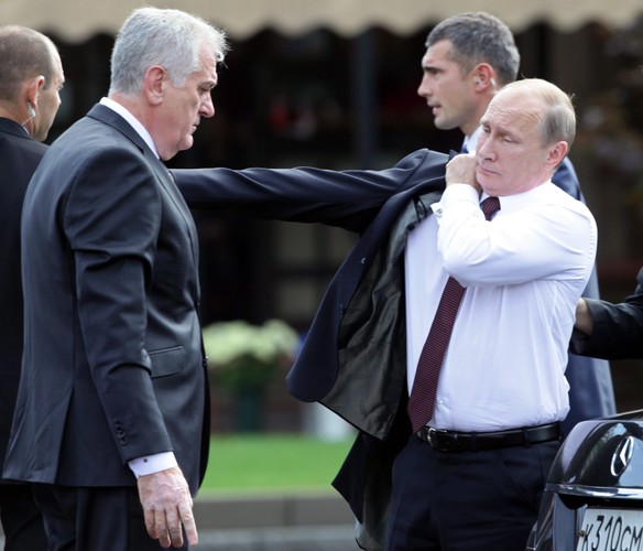 Władimir Putin odwiedza Serbię