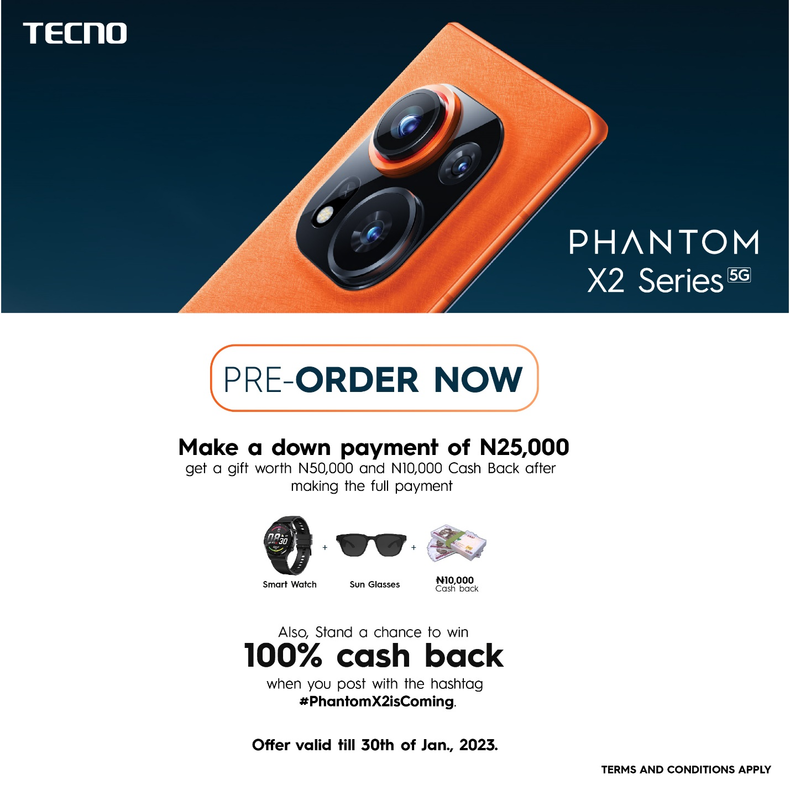 Sea el cliente afortunado en obtener un Phantom X2 gratis si realiza un pedido anticipado ahora