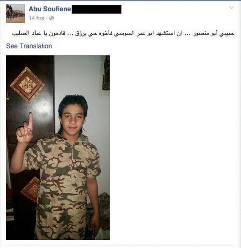 14-letni brat zamachowca z Paryża - Abdelhamida Abaaouda