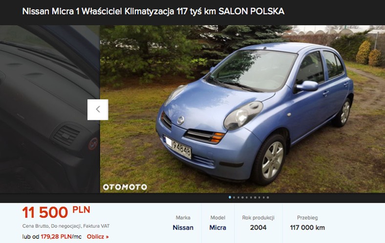 Auto z ogłoszenia - sprawdzamy Nissana Micrę