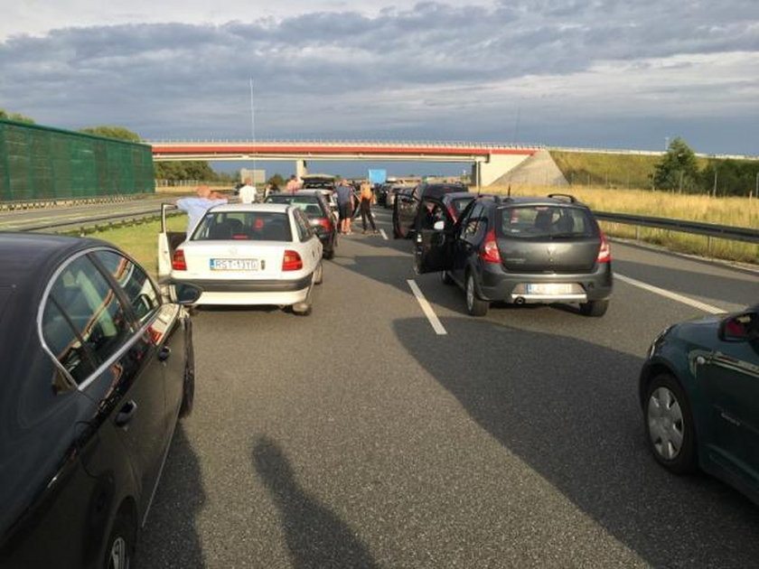 Wypadek na A1 