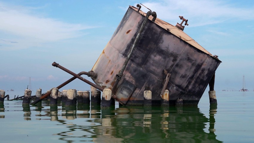 Veliki deo stare naftne infrastrukture u i oko jezera Marakaibo je propao | Foto: BBC