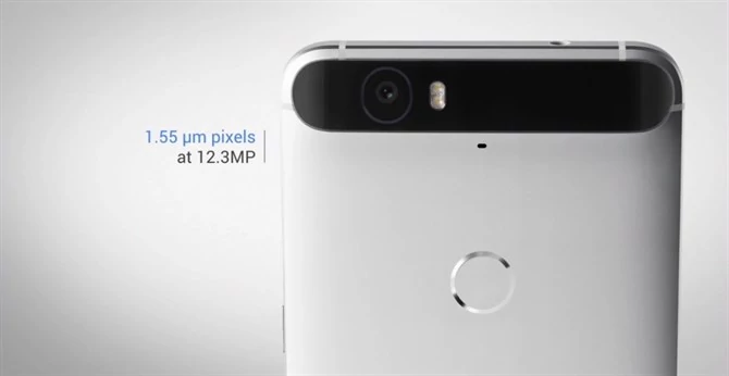 Huawei Nexus 6P ma aparat 12,3 Mpix z powiększonym rozmiarem piksela