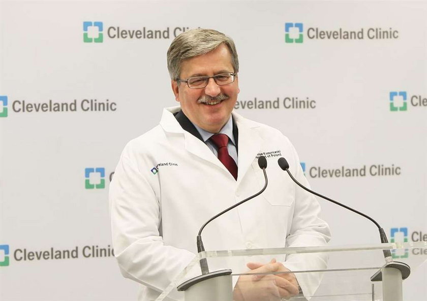 Prezydent odwiedził Cleveland Clinic