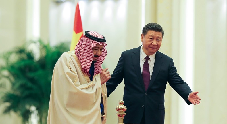 China and Saudi Arabia are impacting oil prices more than Israel's actions in the Middle East.Lintao Zhang/Getty Images