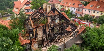 Zawaliła się część znanego w Świebodzicach zabytku. Widywano tam dzieci, ale i bezdomnych. Sprowadzono psy, by szukały żywych ludzi