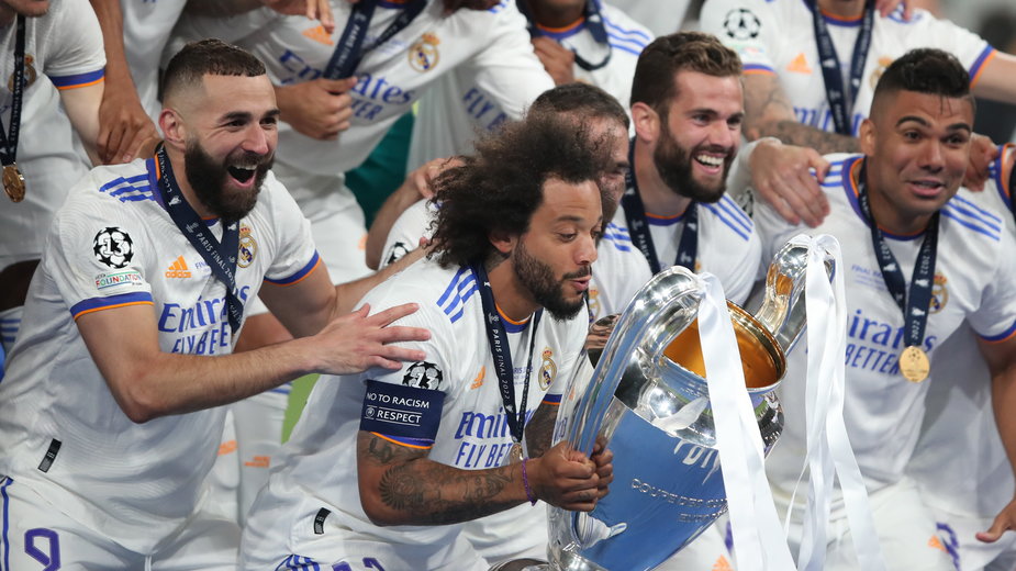 Marcelo — kapitan Realu Madryt z pucharem Ligi Mistrzów